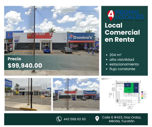 Local Comercial en Díaz Ordaz – Mérida: El punto que no se renta… se conquista.