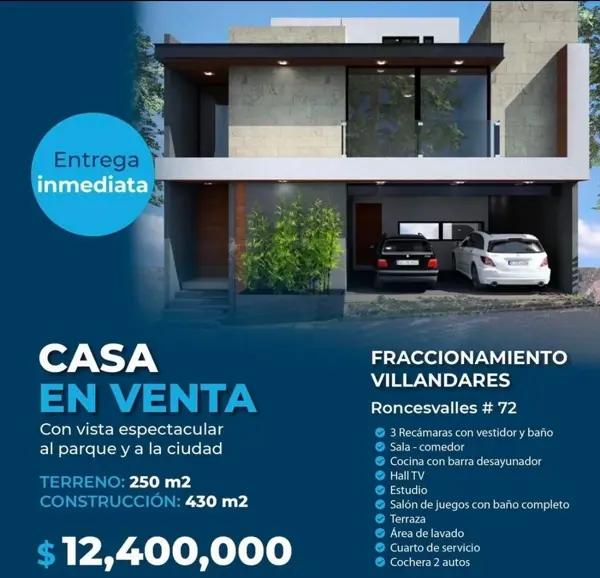 Casa en venta en Fraccionamiento Villandares Casa en venta en Fraccionamiento Villandares