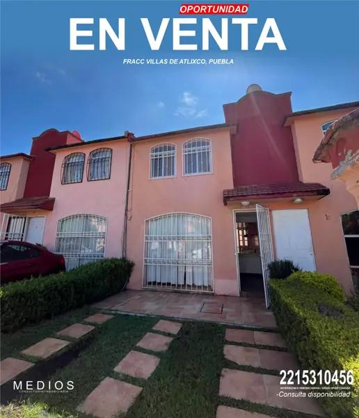 EXCELENTE CASA CERCA AL TEC DE MONTERREY Y ZONA ANGELOPOLIS, VILLAS DE ATLIXCO, PUEBLA, SI CREDITOS EXCELENTE CASA CERCA AL TEC DE MONTERREY Y ZONA ANGELOPOLIS, VILLAS DE ATLIXCO, PUEBLA, SI CREDITOS