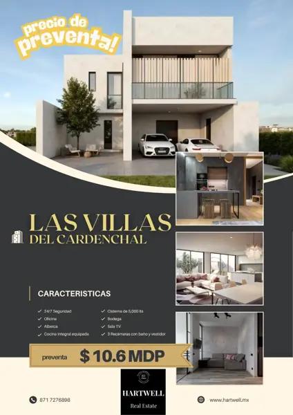 Hermosa Residencia a Estrenar en Villas del Cardenchal