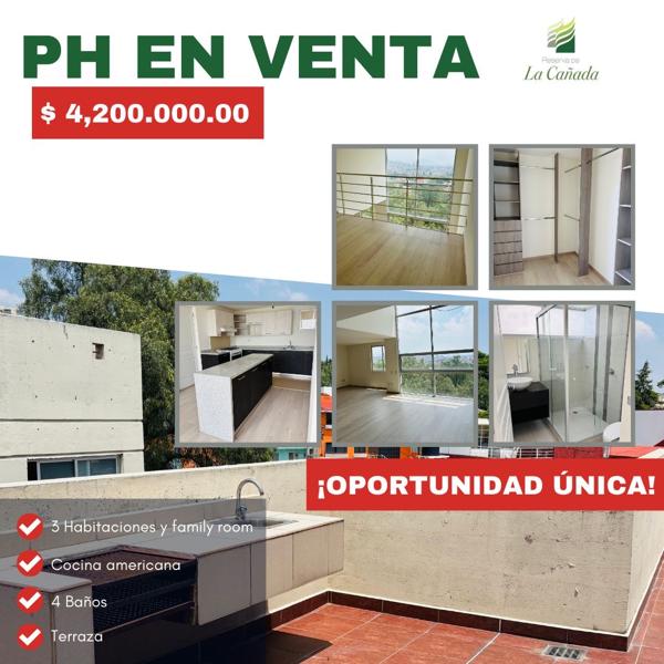 Amplio e iluminado PH en venta en Reserva de la cañada