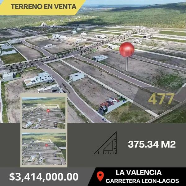 TERRENO EN VENTA EN LA VALECIANA