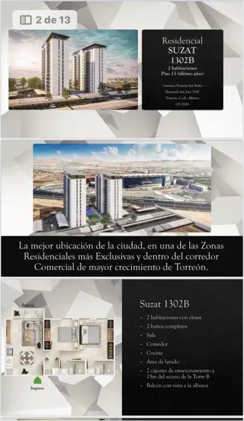 Departamento en VENTA, Hacienda San Jose, Torreón Coahuila