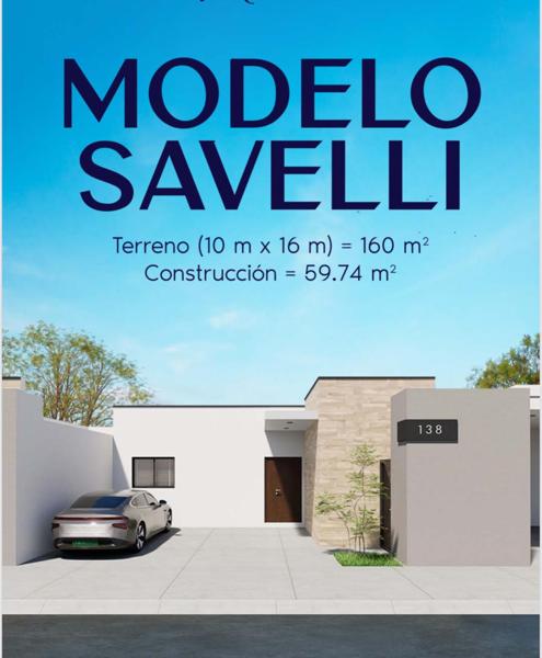 CASA NUEVA MODELO SAVELLI, 1 HABITACION, LOS OLIVOS, GOMEZ PALACIO
