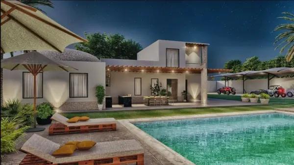 Encantadora Quinta en Venta en Villa Juárez, Lerdo, Amplio Terreno (casa en obra negra mas proyecto)