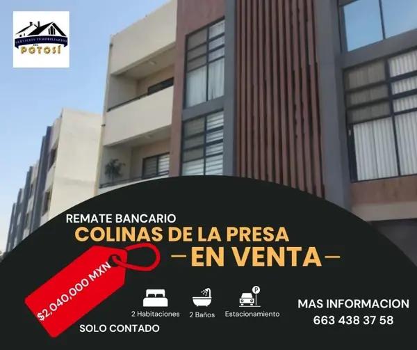 RECUPERACION BANCARIA DEPARTMENTO EN COLINAS DE LA PRESA, EDIFICIO COBALTO