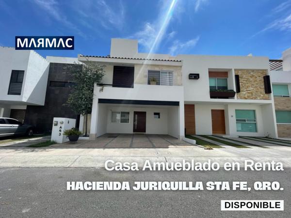 Casa en renta en Hacienda Juriquilla Santa Fe, Querétaro, Querétaro