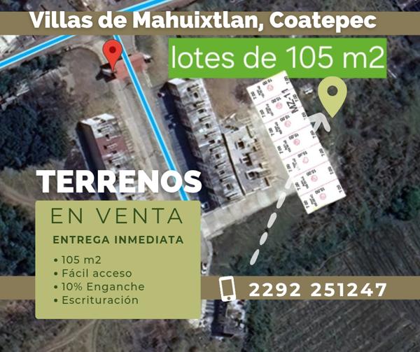 Terreno en venta en Mahuixtlan, Coatepec, Veracruz de Ignacio de la Llave