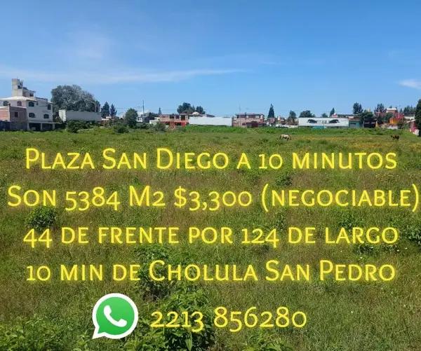 Terreno Residencial en Camino Real a San Cosme, San Pedro Cholula