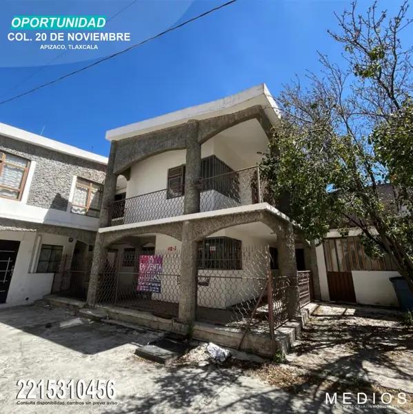 CASA EN LIQUIDACION EN ZONA CENTRO DE APIZACO, TLAXCALA, PRECIO NEGOCIABLE