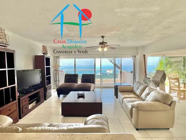 Departamento en venta con 4 recámaras y terraza con vista al mar Departamento en venta con 4 recámaras y terraza con vista al mar