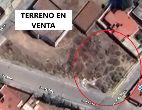 SE VENDE TERRENO HABITACIONAL EN ESQUINA EN CHOLULA, ZONA PLAZA SAN DIEGO PUEBLA