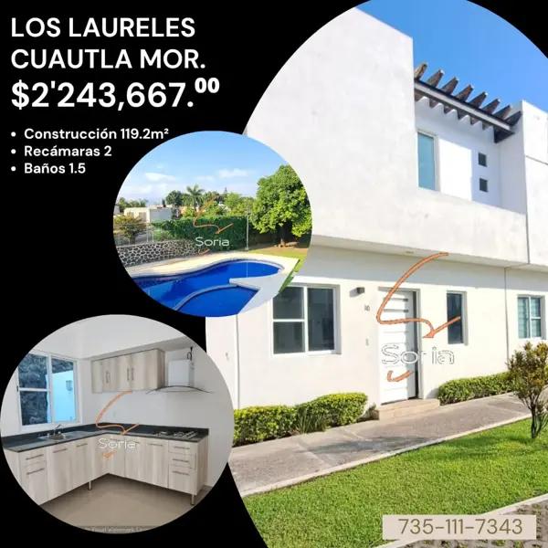 CASA EN VENTA CUAUTLA  MORELOS.

LOS LAURELES