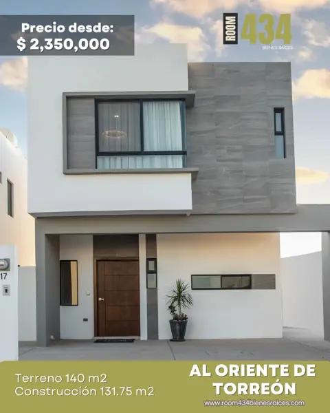 Casa en venta en San Felipe, Torreón, Coahuila de Zaragoza