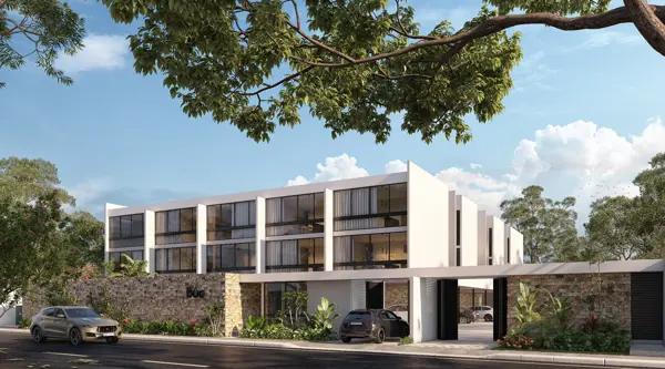 Venta de Departamento de 2 Recámaras en Temozón Norte, Yucatán