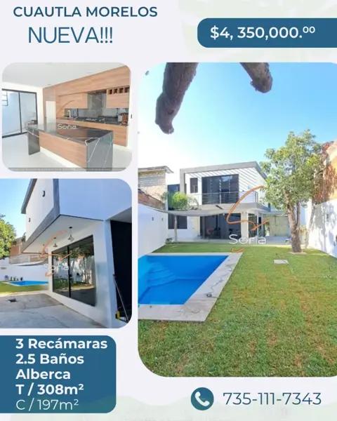 Casa en venta en Cuautlixco, Cuautla, Morelos Casa en venta en Cuautlixco, Cuautla, Morelos