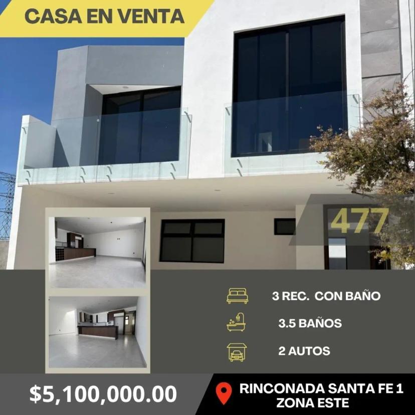 Foto 0 de casa en venta en rinconada santa fe | Id nn-fa1000228