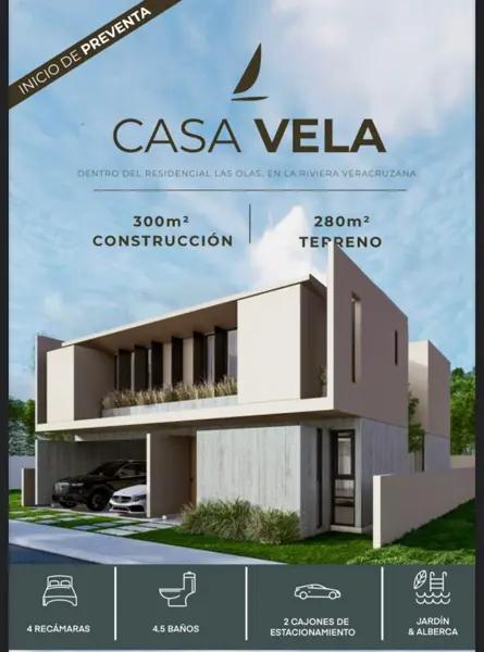 Casa en venta en Las Olas Residencial, Alvarado, Veracruz Casa en venta en Las Olas Residencial, Alvarado, Veracruz