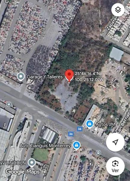 Terreno Comercial en Renta sobre Av Lincoln en Monterrey Terreno Comercial en Renta sobre Av Lincoln en Monterrey