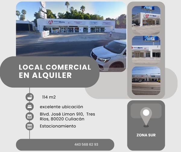 Local en renta en Tres Ríos, Culiacán, Sinaloa Local en renta en Tres Ríos, Culiacán, Sinaloa