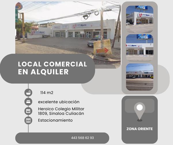 Local Comercial en Renta – Calzada Heroico Colegio Militar, Culiacán Local Comercial en Renta – Calzada Heroico Colegio Militar, Culiacán