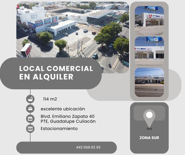 Local Comercial en Renta – Blvd. Emiliano Zapata, Culiacán Local Comercial en Renta – Blvd. Emiliano Zapata, Culiacán