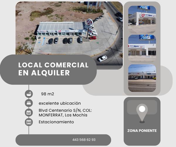 Local Comercial en Renta – Blvd. Centenario, Los Mochis