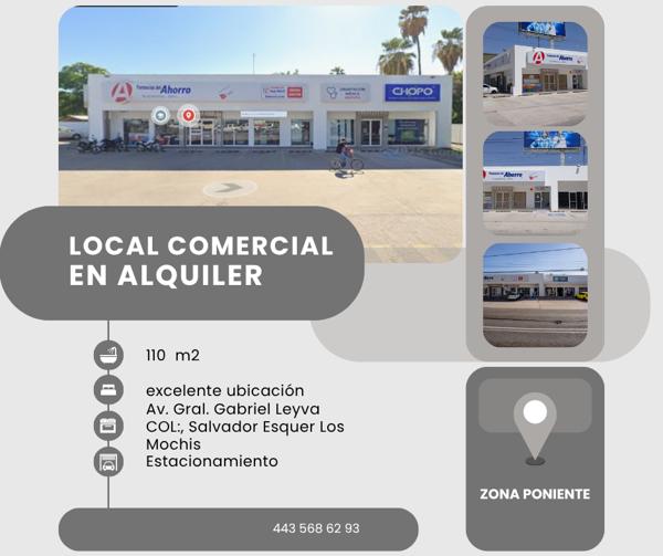 Local Comercial en Renta – Av. Gabriel Leyva, Los Mochis