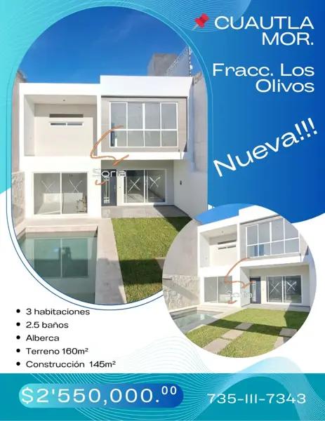 CASA EN CUAUTLA MORELOS
FRACCIONAMIENTO LOS OLIVOS CASA EN CUAUTLA MORELOS
FRACCIONAMIENTO LOS OLIVOS