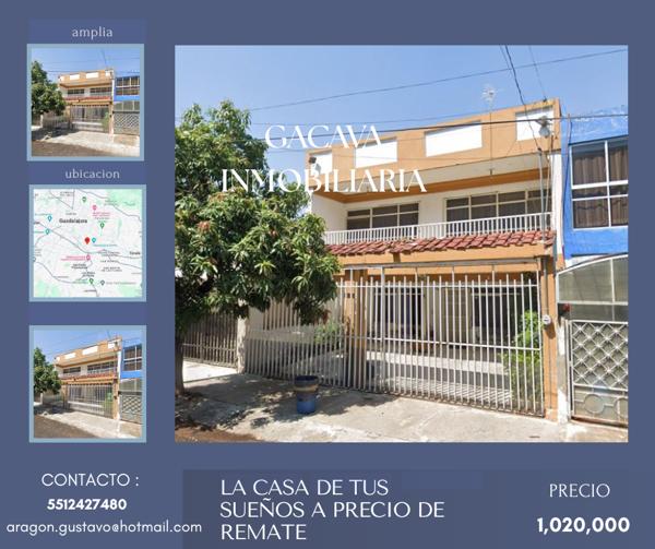 CASA DE REMATE BANCARIO EN EXCLUSIVA ZONA DE GUADALAJARA JAL. 035 GBL