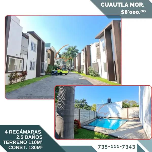 Casa en renta 
Dentro de una privada de diez casas