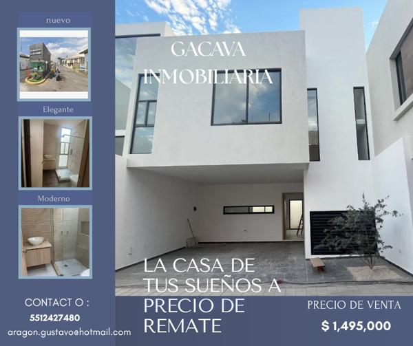BONITA CASA EN VENTA EN CHOLULA PUEBLA. 036 GBL
