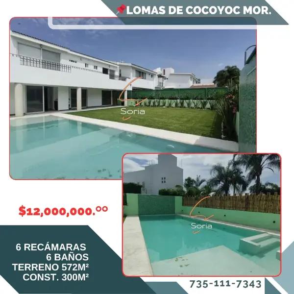 CASA EN VENTA LOMAS DE COCOYOC