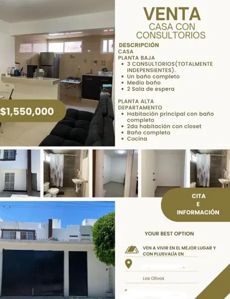 “Casa  mas Consultorios: Oportunidad en Los Olivos”