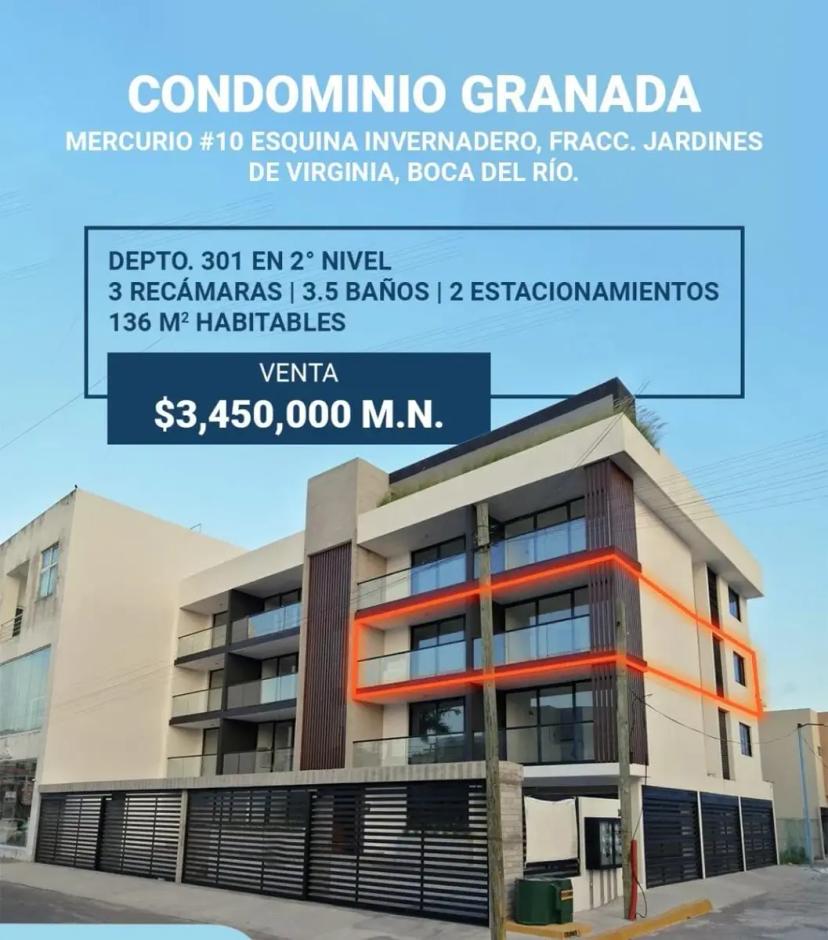 Foto 0 de Venta de Departamento en Jardines de Virginia, Boca del Río | Id nn-of1001131