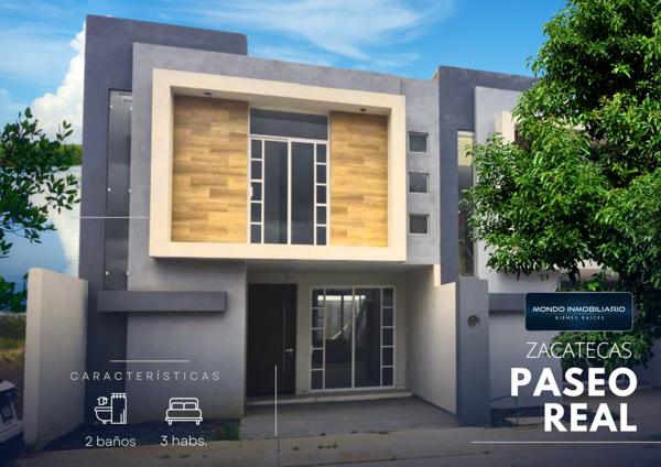 CASA VENTA FRACC PASEO REAL GUADALUPE ZAC