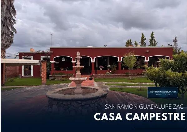 Finca Campestre Venta Guadalupe Zacatecas San Ramon