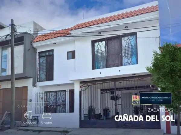 CASA VENTA CAÑADA DEL SOL GUADALUPE ZAC