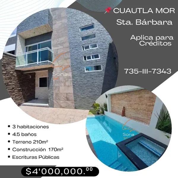 CASA EN VENTA, CON ALBERCA EN CUAUTLA...!!! ? CASA EN VENTA, CON ALBERCA EN CUAUTLA...!!! ?