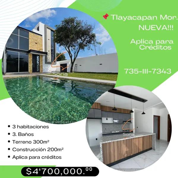 Casa en Fraccionamiento Tlayacapan