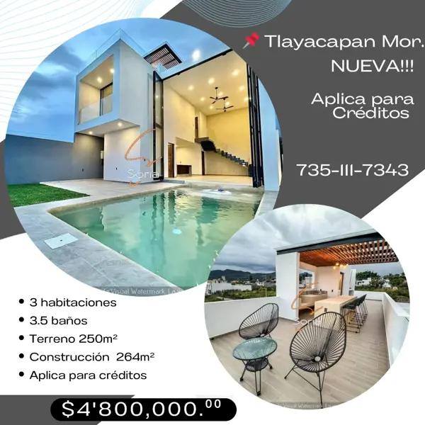 Casa en Fracc Jardines de Tlayacapan