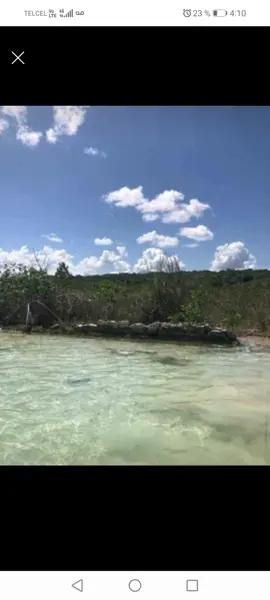 Terreno en Venta a Orilla de Laguna en Bacalar, Quintana Roo