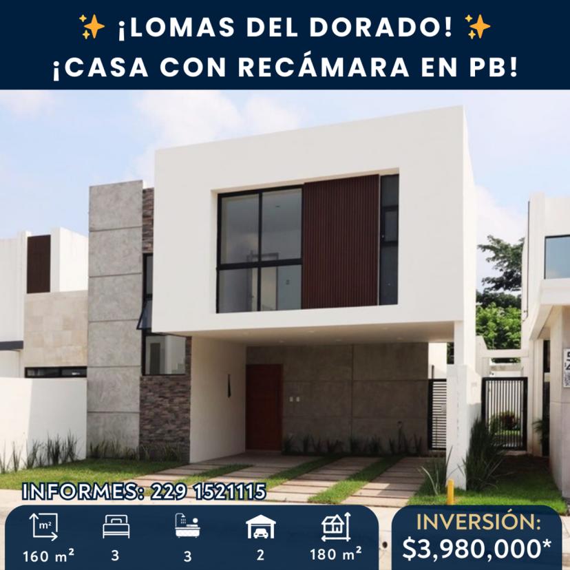 Foto 0 de ¡Lomas del Dorado! ¡Casa con recámara en planta baja! | Id nn-qk1000213
