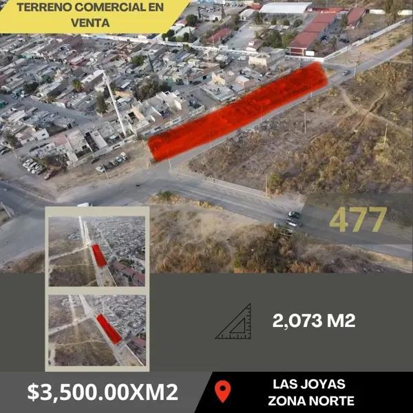 TERRENO COMERCIAL EN VENTA SOBRE BLVD. LAS JOYAS