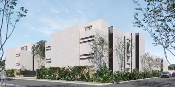 Departamentos en venta Dzitya Mod. D con amenidades