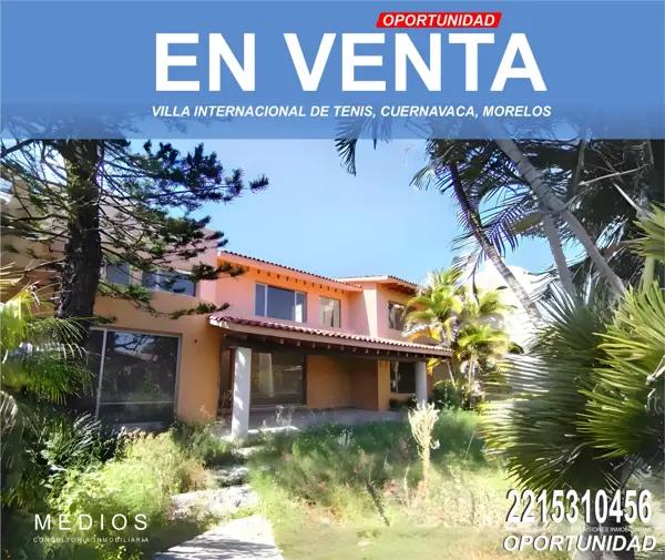 REMATE DE RESIDENCIA EN VILLA INTERNACIONAL DE TENIS, CUERNAVACA, MORELOS, PRECIO NEGOCIABLE REMATE DE RESIDENCIA EN VILLA INTERNACIONAL DE TENIS, CUERNAVACA, MORELOS, PRECIO NEGOCIABLE