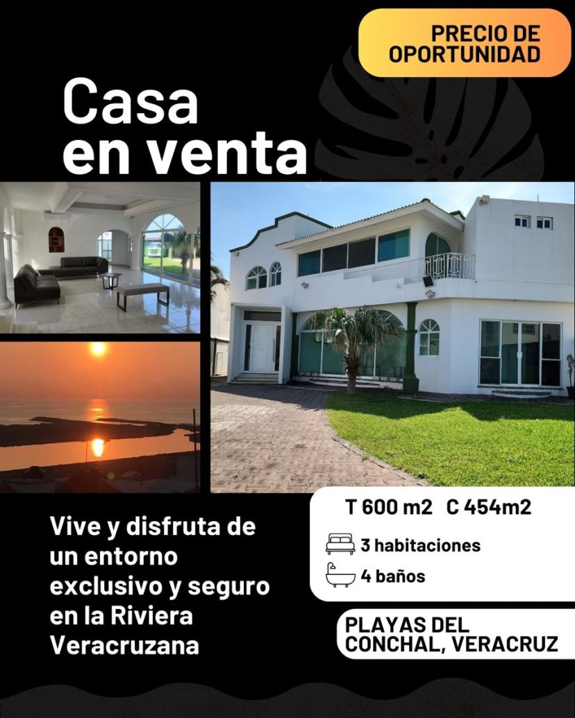 Foto 0 de Venta de Casa en Fracc. Playas del Conchal Veracruz | Id nn-ww1000125