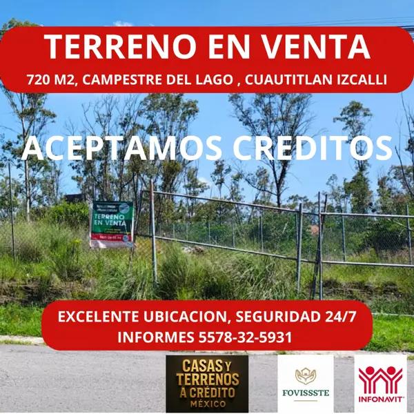 Se vende terreno 720m2