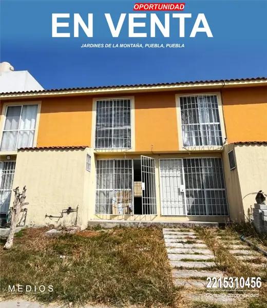 CASA EN LIQUIDACION EN JARDINES DE LA MONTAÑA, PUEBLA, SOLO CONTADO, PRECIO NEGOCIABLE