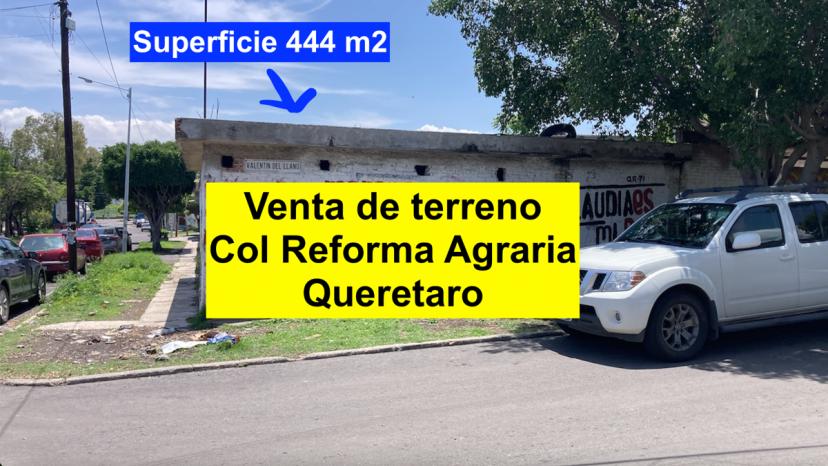 Foto 0 de Venta de terreno en esquina en Col. Reforma Agraria Queretaro | Id nn-ww1000246